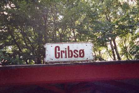 "Gribsø" trinbræt, Gribskovbanen (GDS).